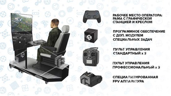 Тренажер «Оператор БПЛА мультироторного типа PL-DRONE - Профессиональная комплектация» K3