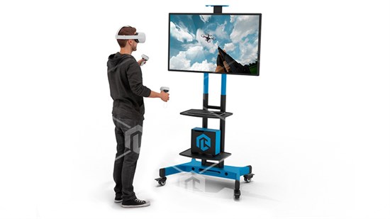 Виртуальный VR тренажер "Отработка навыков обнаружения и поражения мультироторных БПЛА различного класса из стрелкового вооружения"