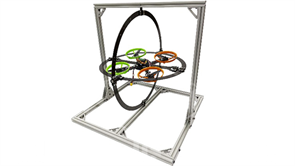 Испытательный стенд для тестирования БПЛА мультироторного типа Gimbal-Drone TestBench