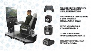Тренажер «Оператор БПЛА мультироторного типа PL-DRONE - Профессиональная комплектация» K3