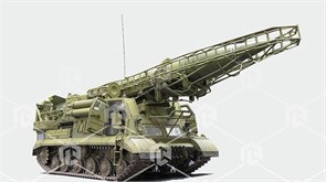 Макет ОТРК "Эльбрус" на базе установки 2П19"