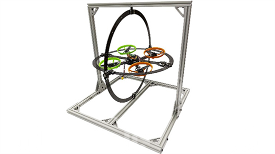 Испытательный стенд для тестирования БПЛА мультироторного типа Gimbal-Drone TestBench 10745 - фото 1603