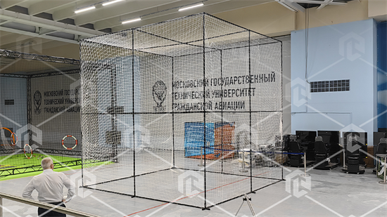 «Куб сетчатый для безопасных испытаний автономных программ» (куб размером 5х5 м) К3 10753 - фото 1616