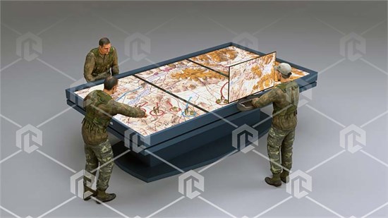 Интерактивный макет местности тактического поля (версия 3х75") К1 ВВД-ИММТП-01 - фото 2821