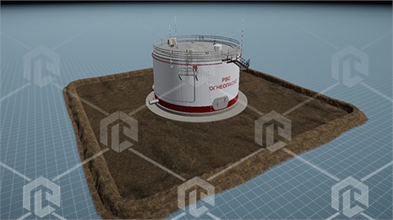 Интерактивный макет "Резервуар хранения нефти" ФНГ-РЕХРН-01 - фото 3720
