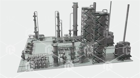 Наглядный макет "Установка гидроочистки вакуумного газойля" ФНГ-ГДВКГ-01 - фото 3793