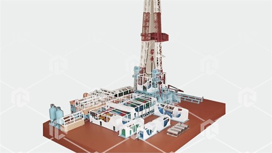 Наглядный макет "Буровая установка БУ-5000" ФНГ-БУСБУ-01 - фото 3816