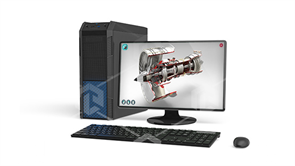 Виртуальный учебный комплекс «Устройство, конструкция и принцип работы турбореактивного двигателя с физическим макетом» K1 ВАК-ПРТРД-01