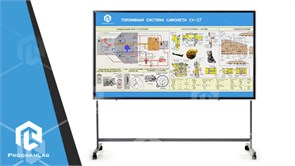Стенд-планшет светодиодный «Электрооборудование топливной системы самолета Су-27» ФАК-ЭОТСС-01