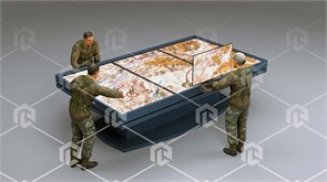 Интерактивный макет местности тактического поля (версия 3х75") К1 ВВД-ИММТП-01