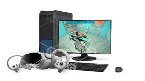 Виртуальный процедурный VR-тренажер «Техника снятия ЭКГ с помощью 12-канального электрокардиографа» ВМД-ТСЭКГ-01