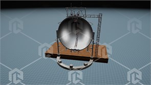 Наглядный макет "Разрез газгольдера высокого давления" ФНГ-РГГВД-01