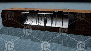 Наглядный макет "Разрез подземного резервуара" ФНГ-РПОРЕ-01