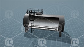 Наглядный макет "Разрез горизонтального цилиндрического резервуара" ФНГ-РГЦЛР-01