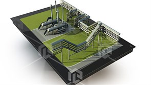 Интерактивный макет "Подземное хранилище газа" ФНГ-ПОХРГ-01