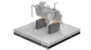 Наглядный макет "Установка сепарации нефти от газа и воды" ФНГ-МСНГВ-01