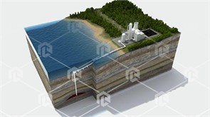Наглядный макет "Подземное хранилище газа" ФНГ-ПЗМХГ-01