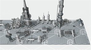Интерактивный макет "Установка производства серной кислоты" ФНГ-УСПСК-01