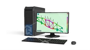 Виртуальный учебный стенд "Метод конечных элементов. Обработка результатов" ВСТ-МКЭЛО-01
