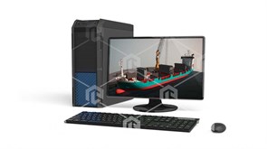Виртуальный учебный комплекс "Виртуальное судно - контейнеровоз" К2 ВСД-КОНТВ-02