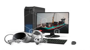 Виртуальный учебный комплекс "Виртуальное судно - контейнеровоз" К3 ВСД-КОНТВ-03