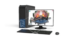 Виртуальный учебный стенд «Технология сжигания мусора (камерное, слоевое, в кипящем слое)» ВЭК-ТЕСЖМ-01