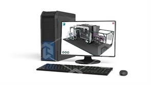 Виртуальный учебный стенд «Обработка, обеззараживание и сжигание отходов» ВЭК-ОБСЖО-01